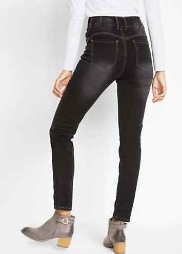 High Waist Push-Up Jeans by bonprix | Look Again