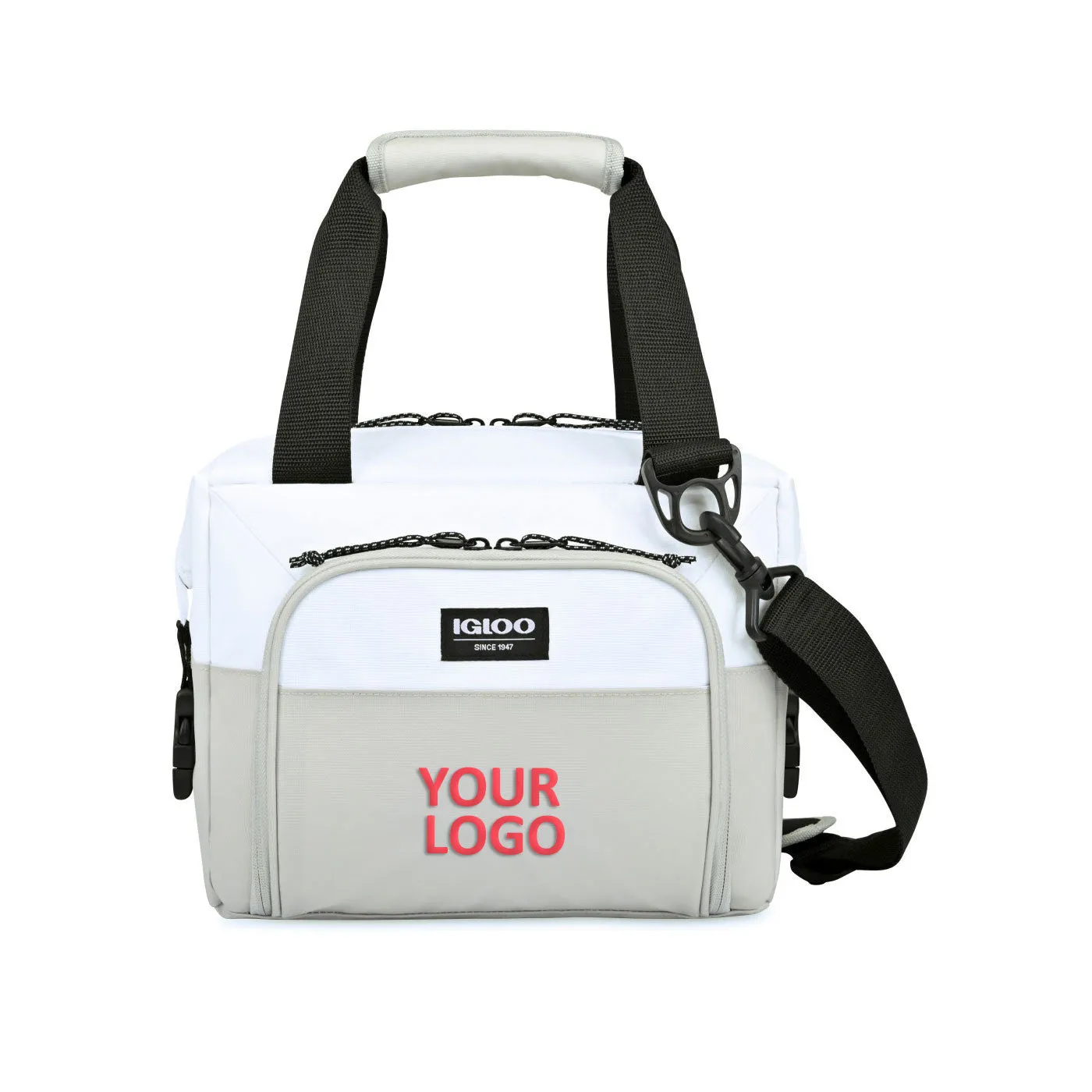 Igloo Seadrift Snap Down Custom 12 Can Coolers, WhiteGrey