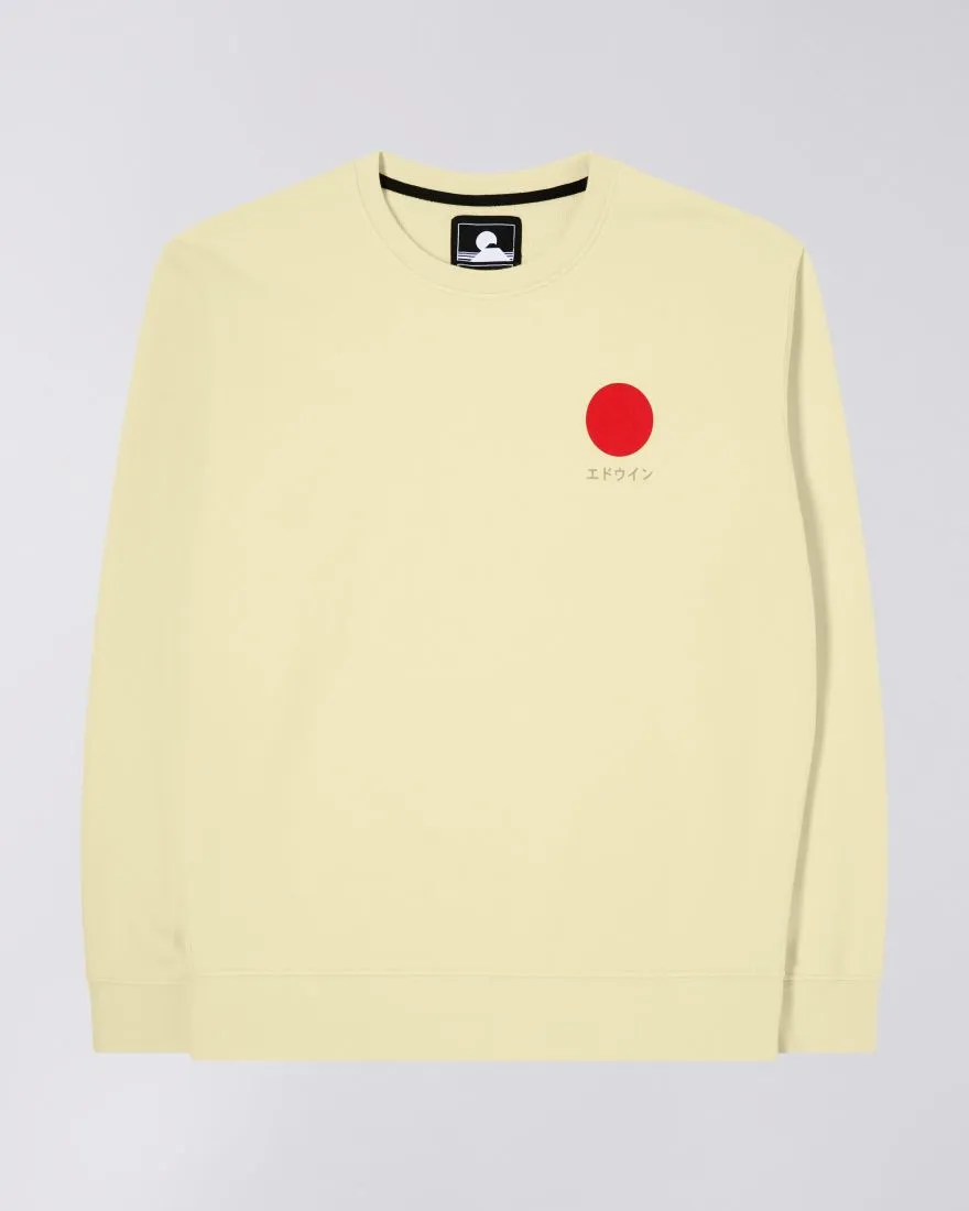 Japanese Sun Sweatshirt, Tender Yellow