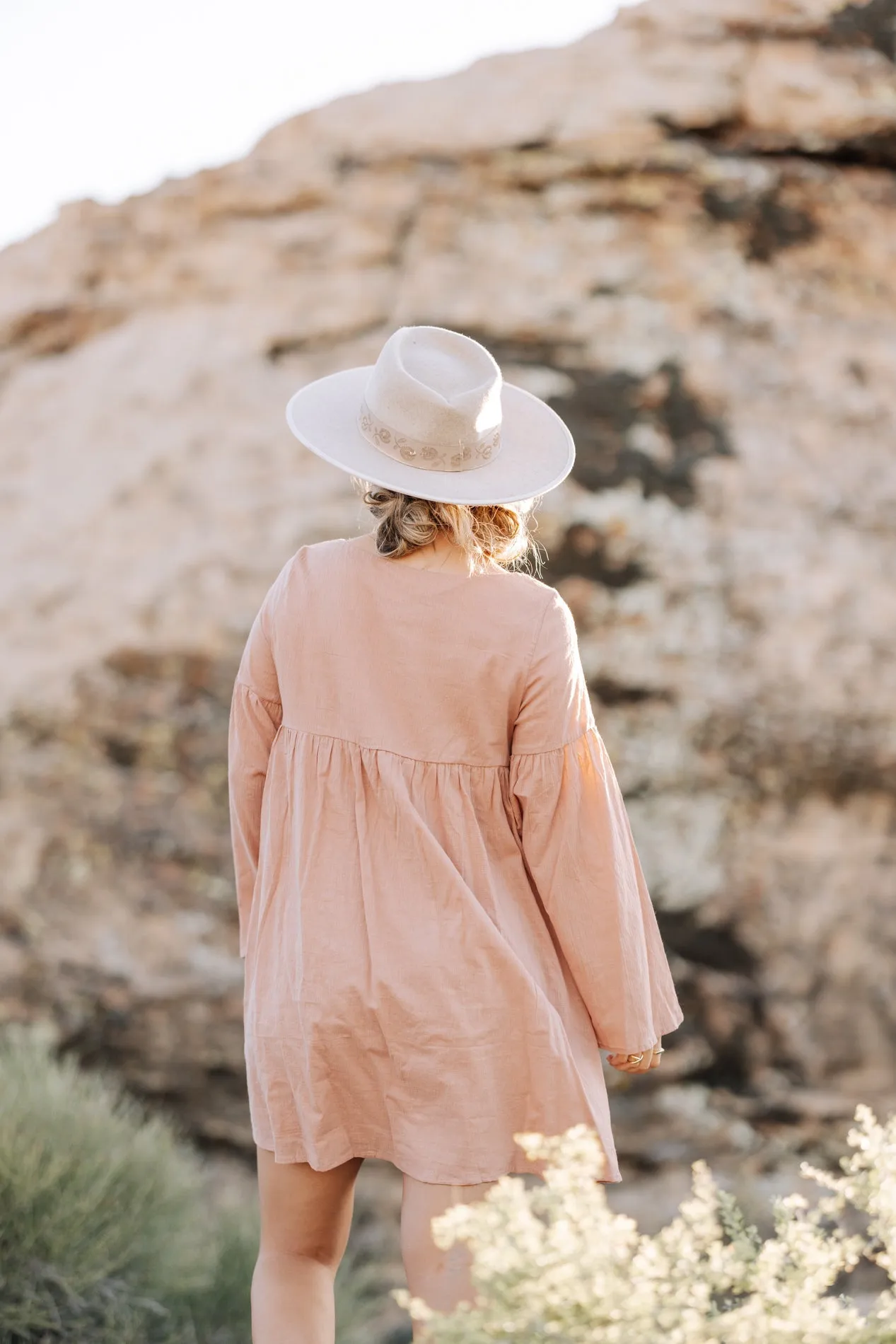 Keisha Dress in Apricot