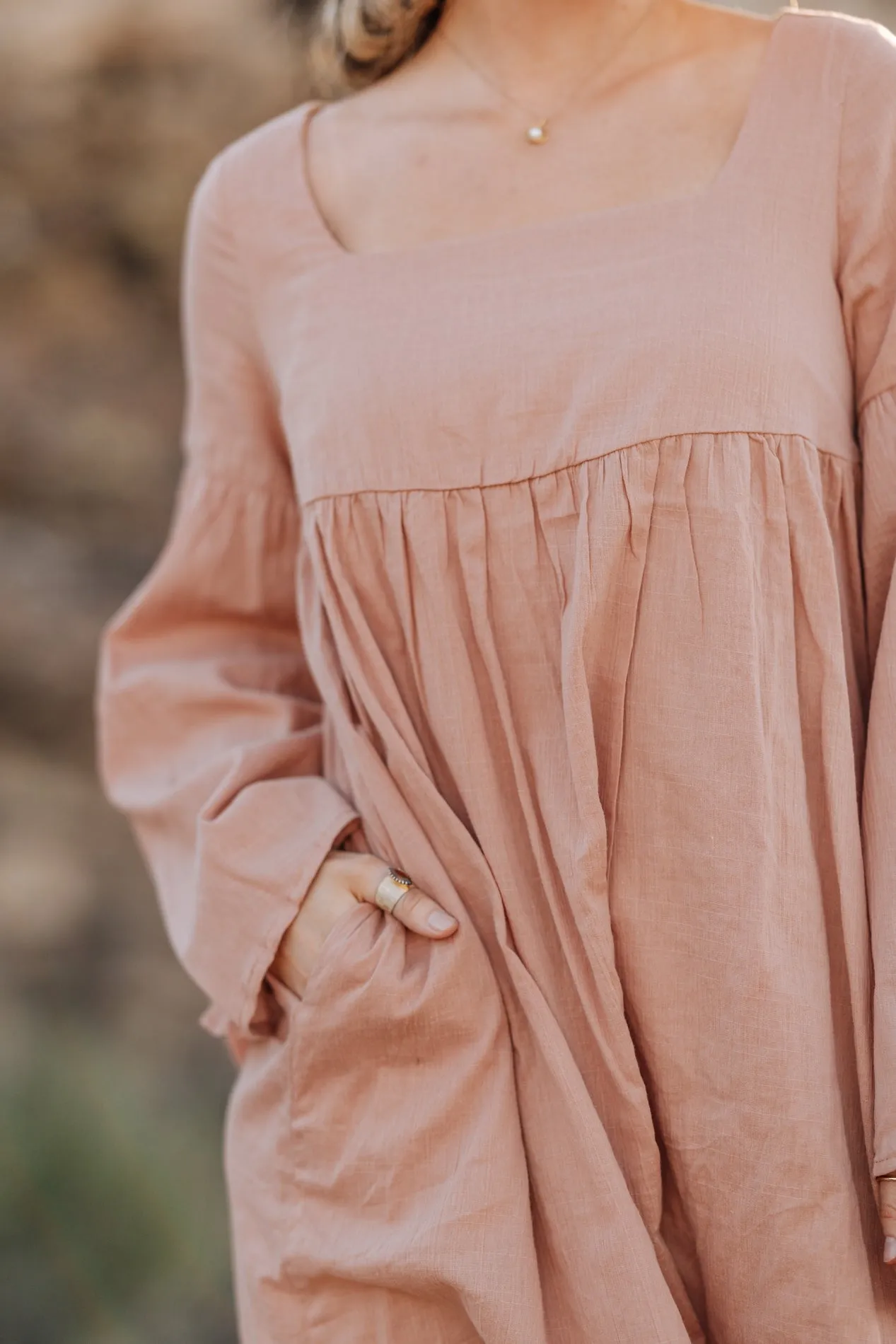 Keisha Dress in Apricot