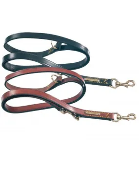 La Cinopelca Italian Leather 2 in 1 Adjustable Leashes - 6'