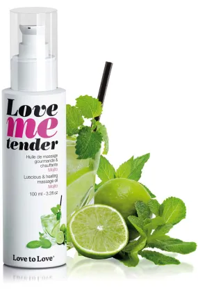 Love Me Tender Warming Massage Oil Mojito 100ml