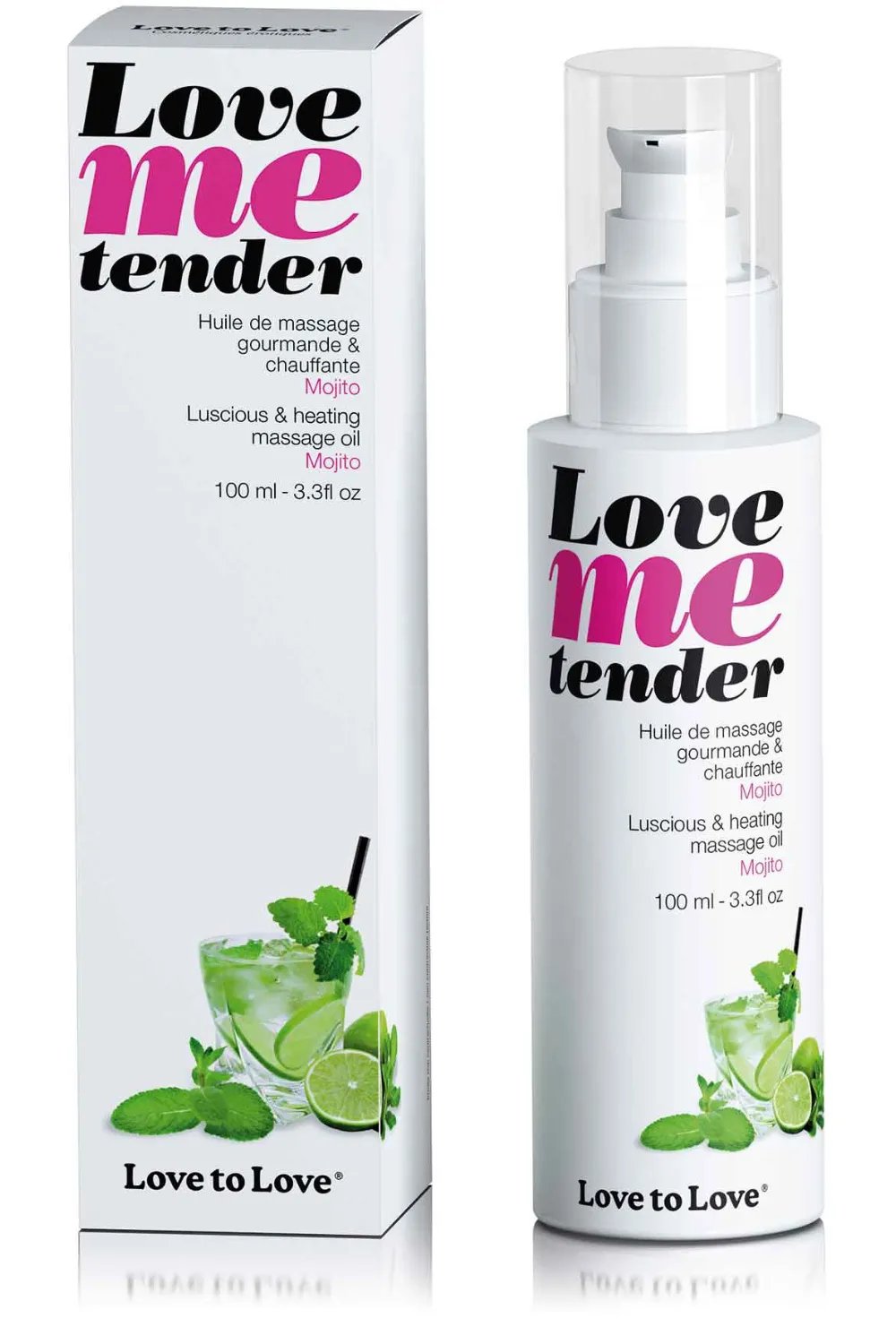 Love Me Tender Warming Massage Oil Mojito 100ml