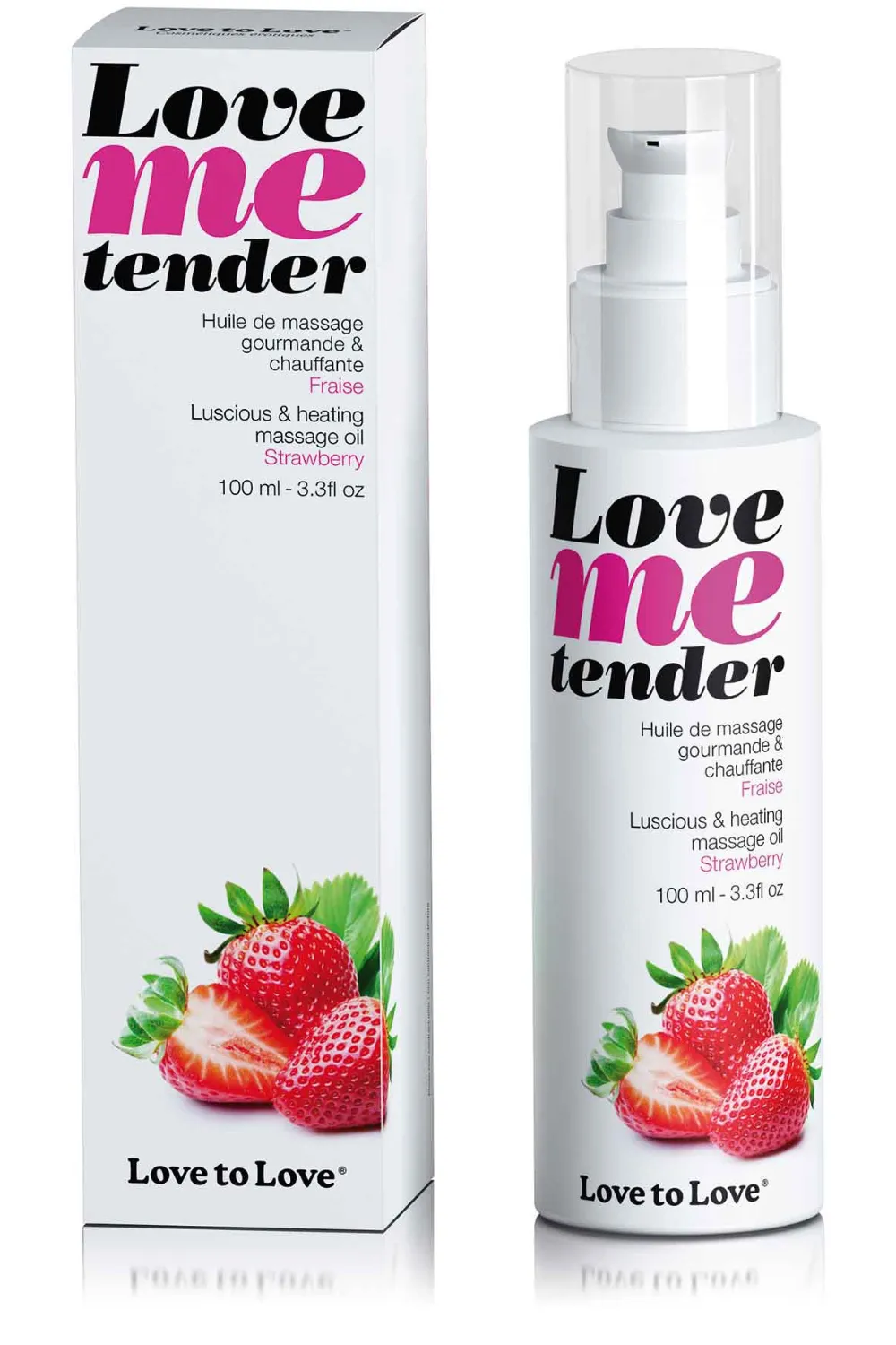 Love Me Tender Warming Massage Oil Strawberry 100ml