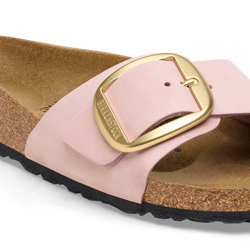 Madrid Big Buckle - Soft Pink Nubuck||Madrid Grosses Boucles - Nubuck rose ple