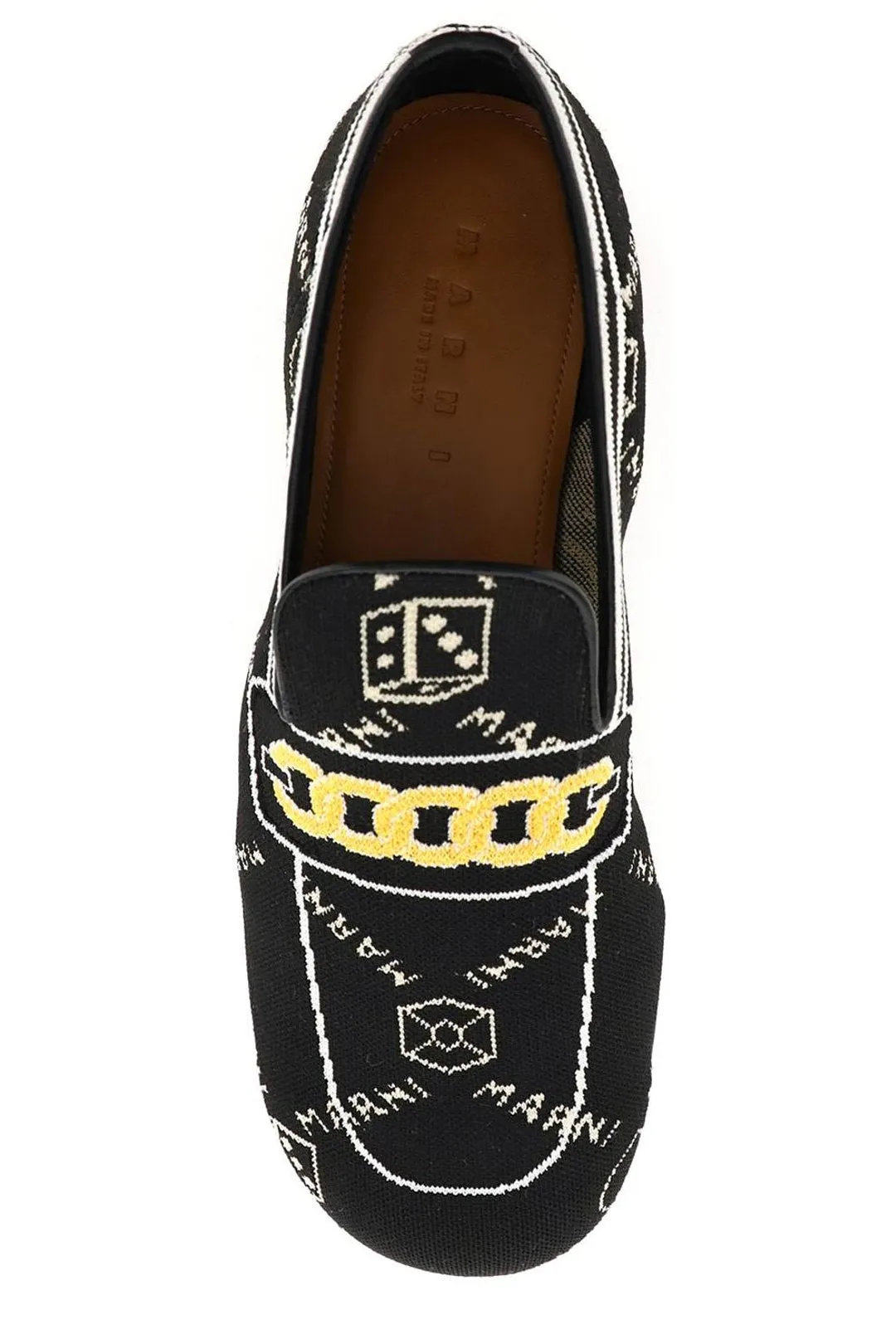 Marni Marnigram Jacquard Loafers