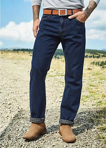 Men’s Lined Winter Jeans by bonprix | Look Again