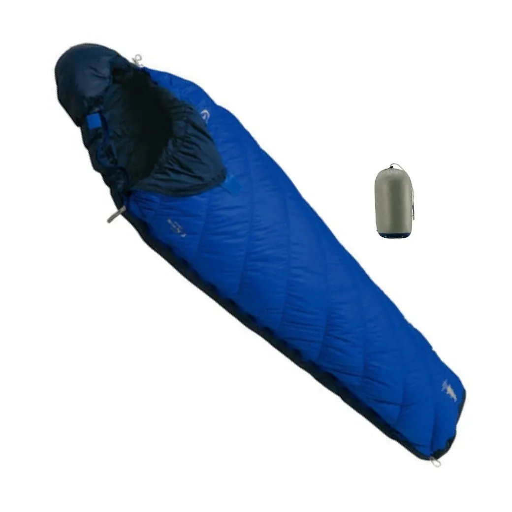 Montbell Sleeping Bag Unisex Burrow Bag #5 - Ultra Lightweight Outdoor Travel Trail Backpacking Trekking Camping Winter Cold Wea