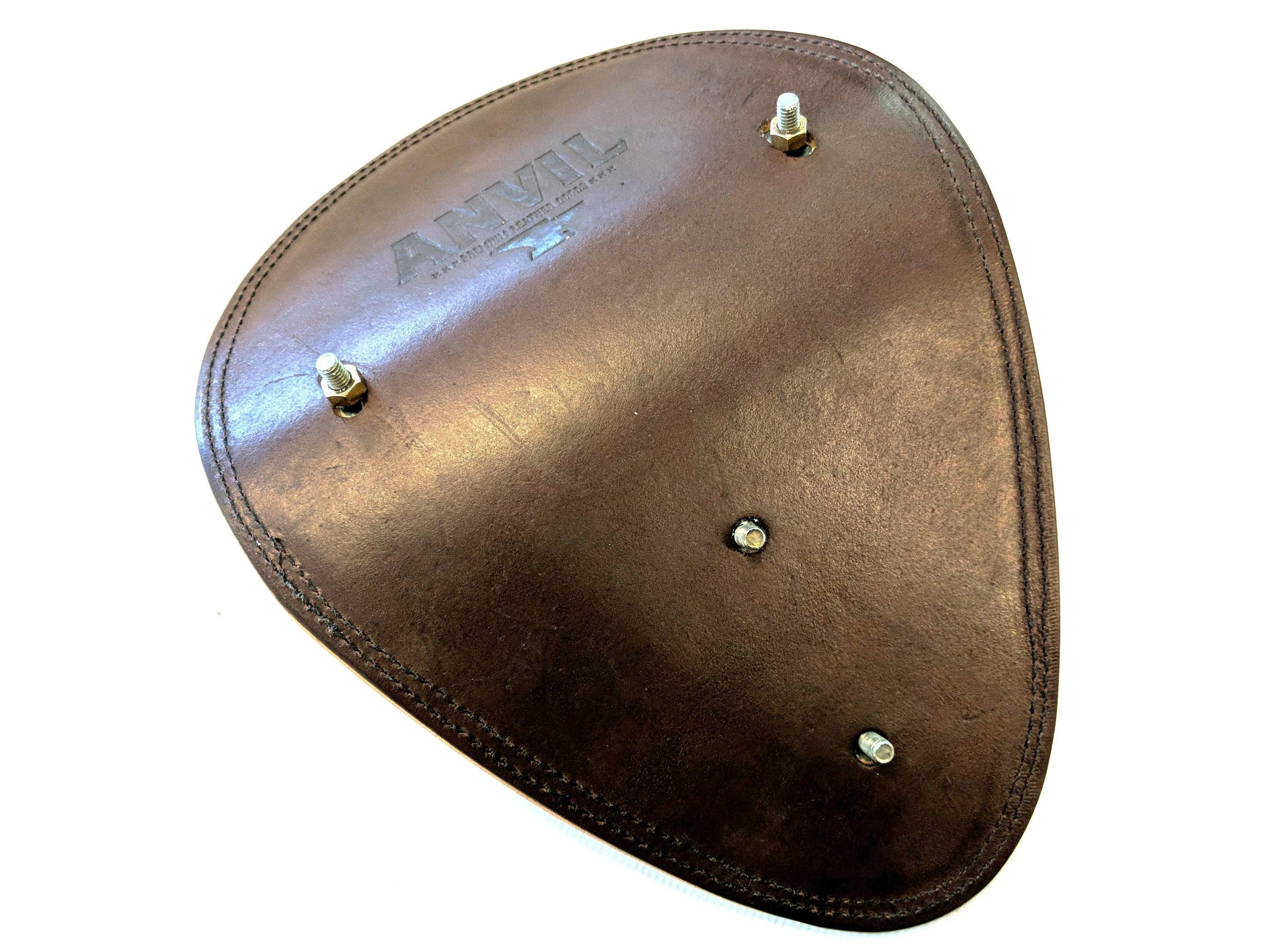 Motorcycle / Chopper Solo Spring Seat - Bordeaux Alligator