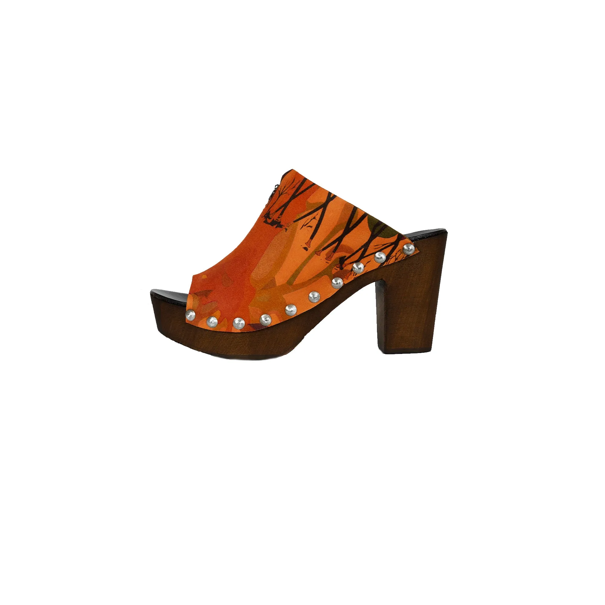 Mules Stampa Masai Orange