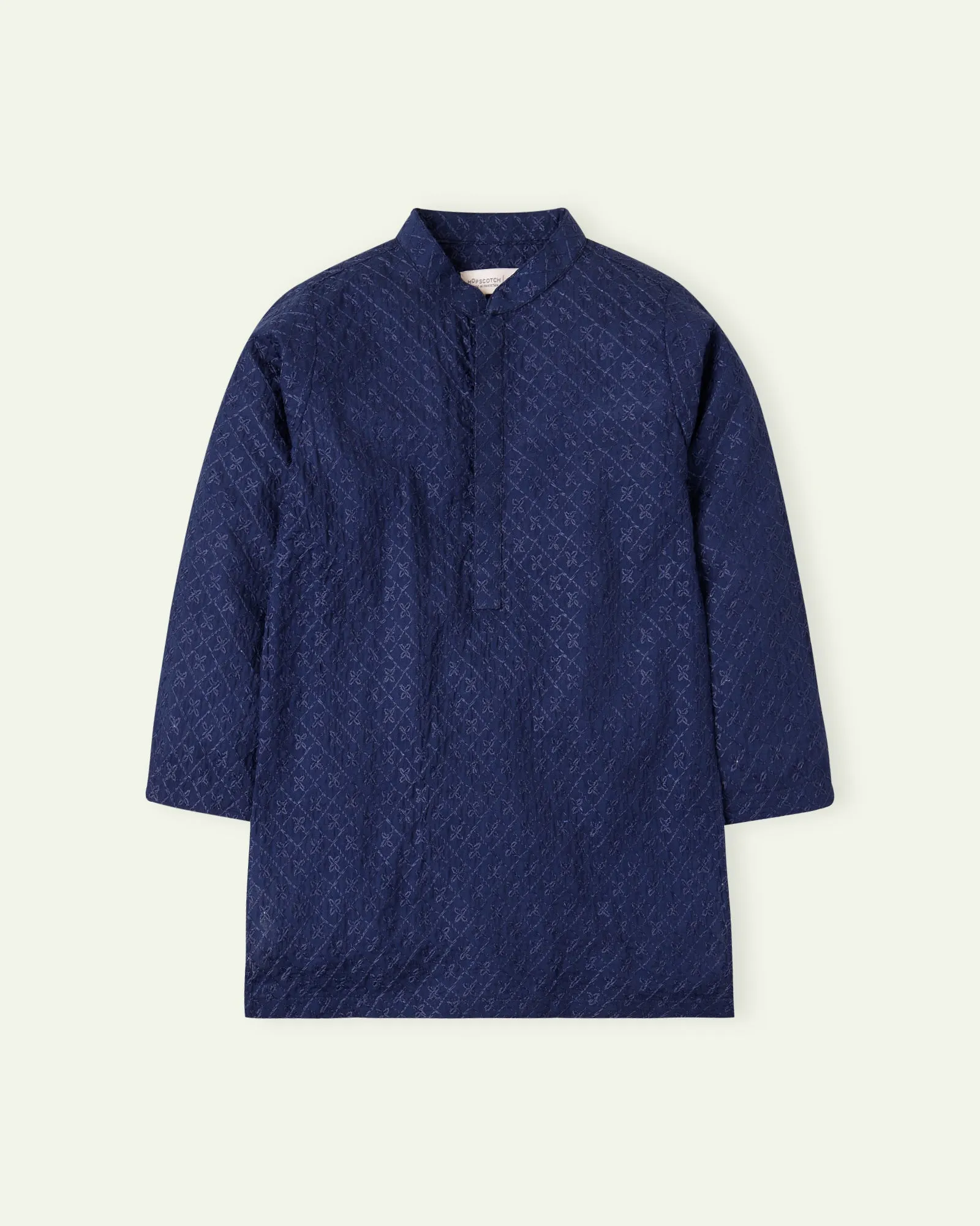 Navy Blue Chikankari Kurta