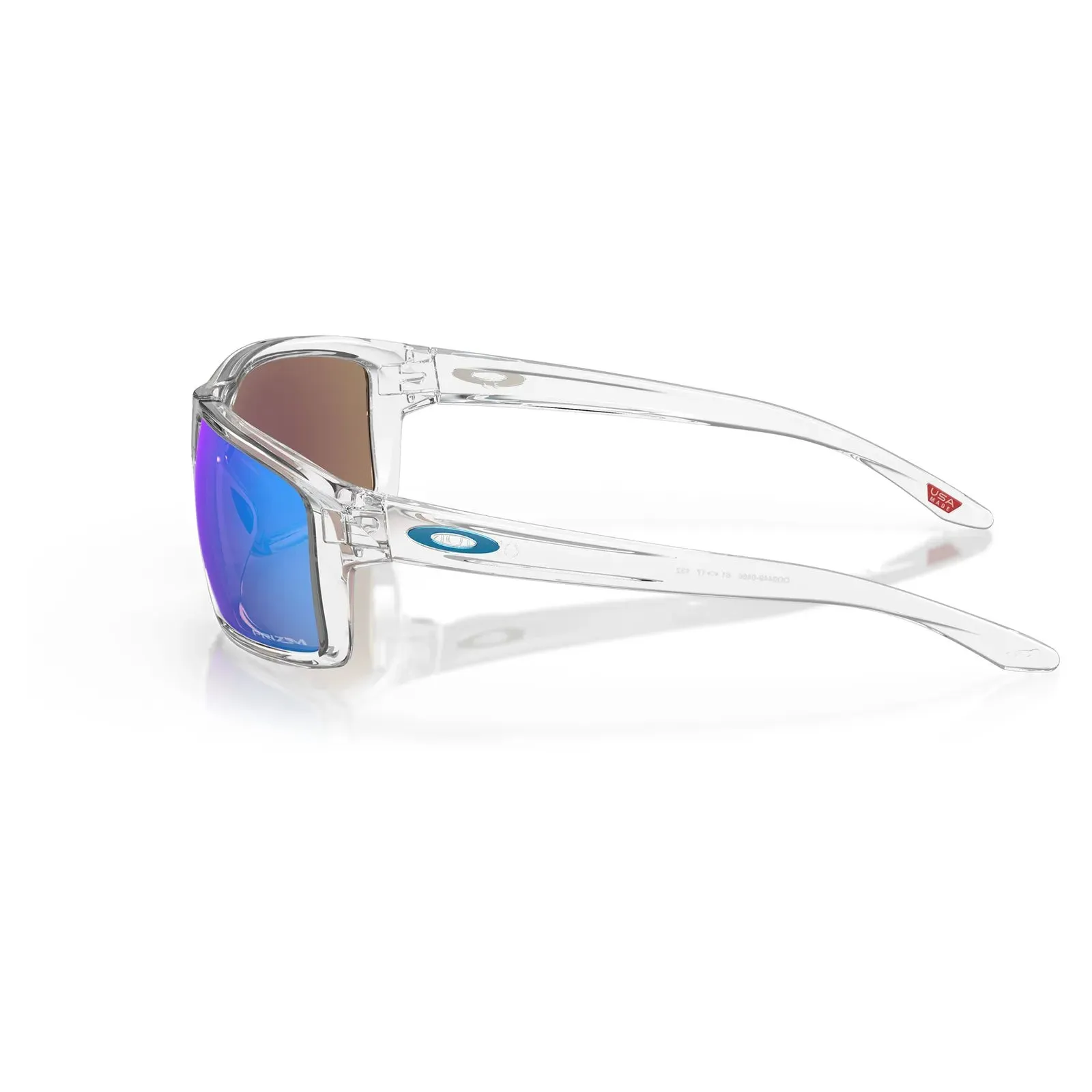 Oakley Gibston Sunglasses - Polished Clear/Prizm Sapphire