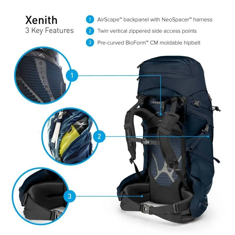 Osprey  Xenith 105 - Zaino da trekking - Uomo