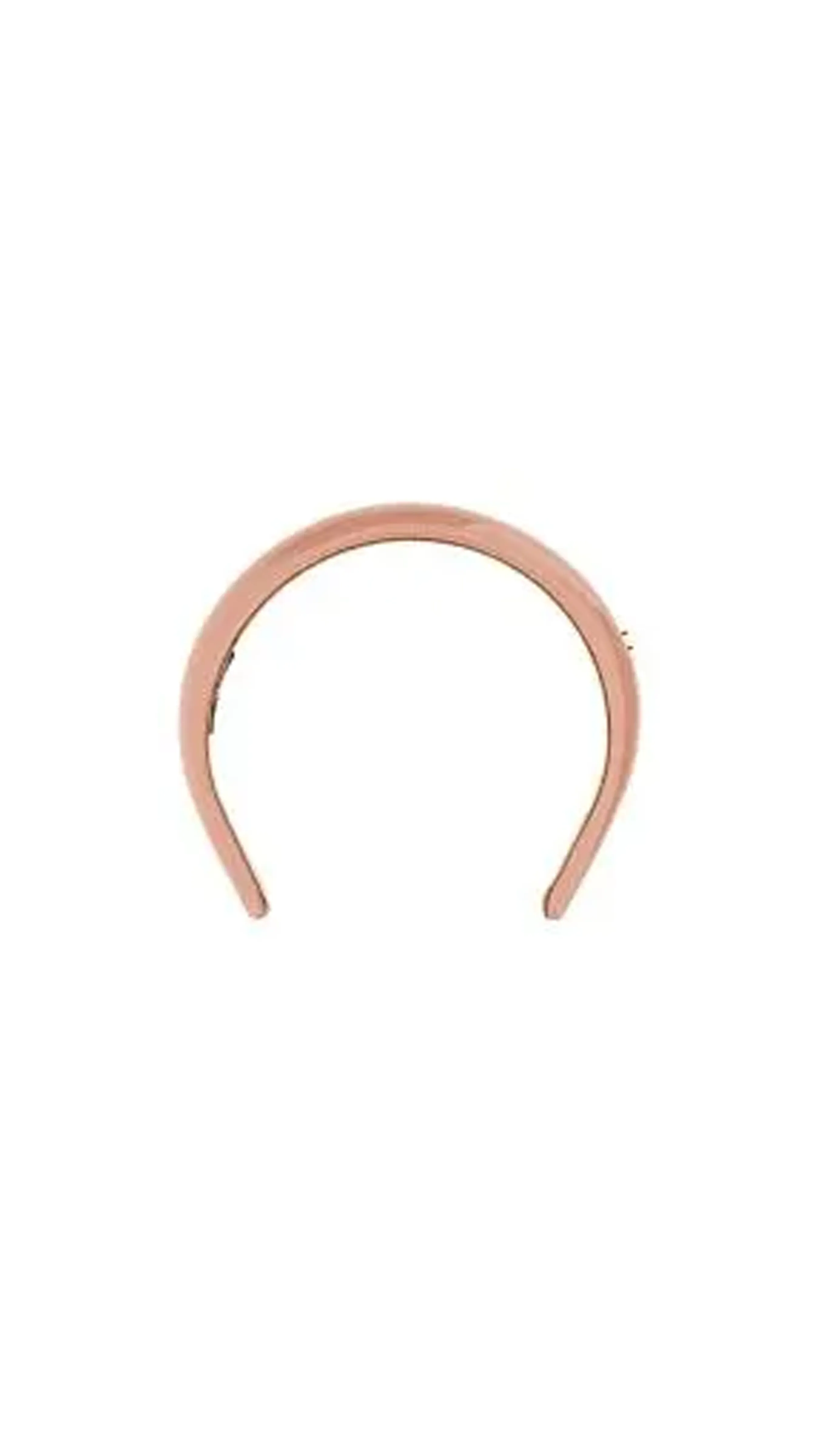 Patent Leather Headband - Camelia