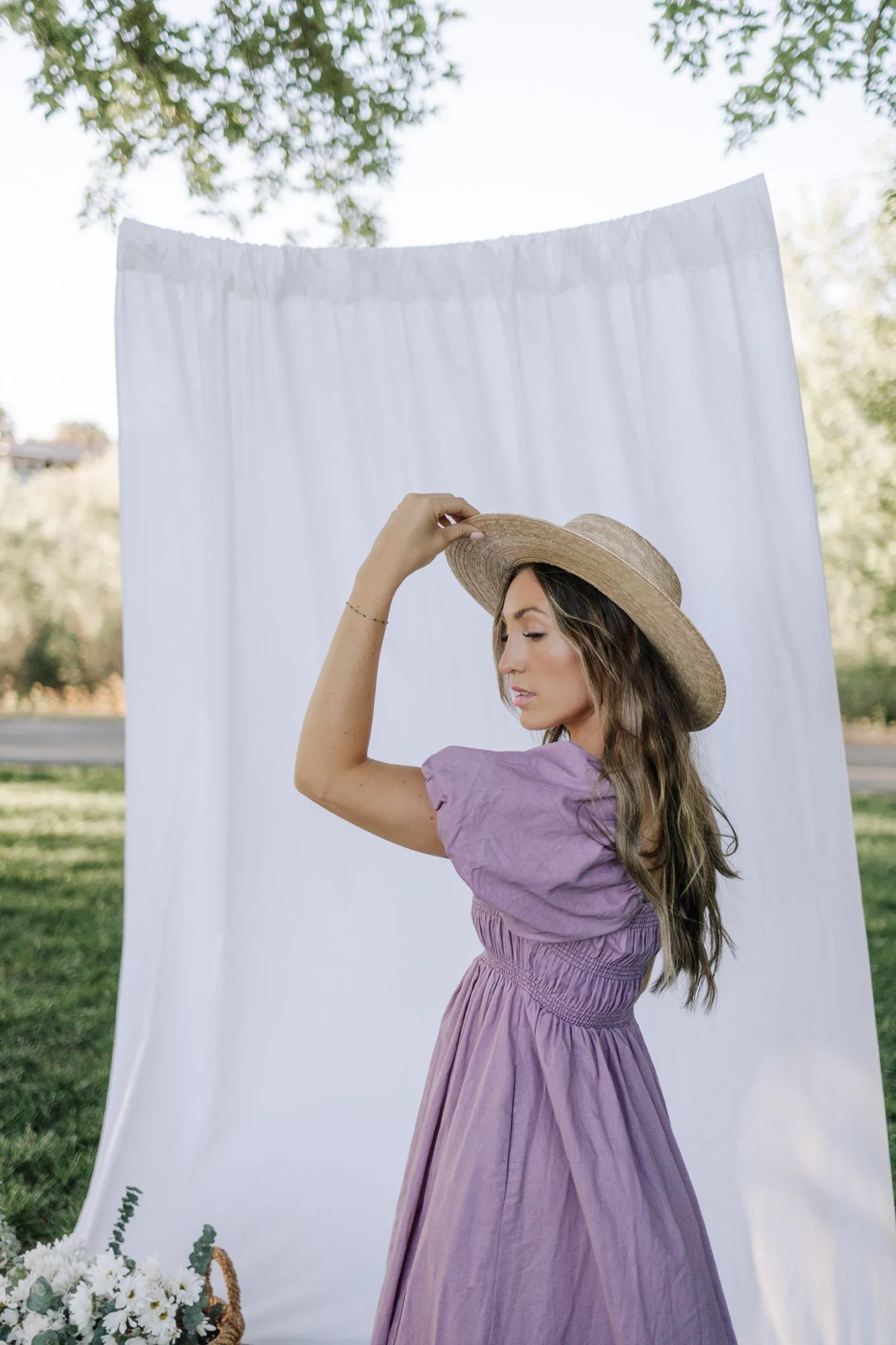 Penelope Maxi Dress in Lavender