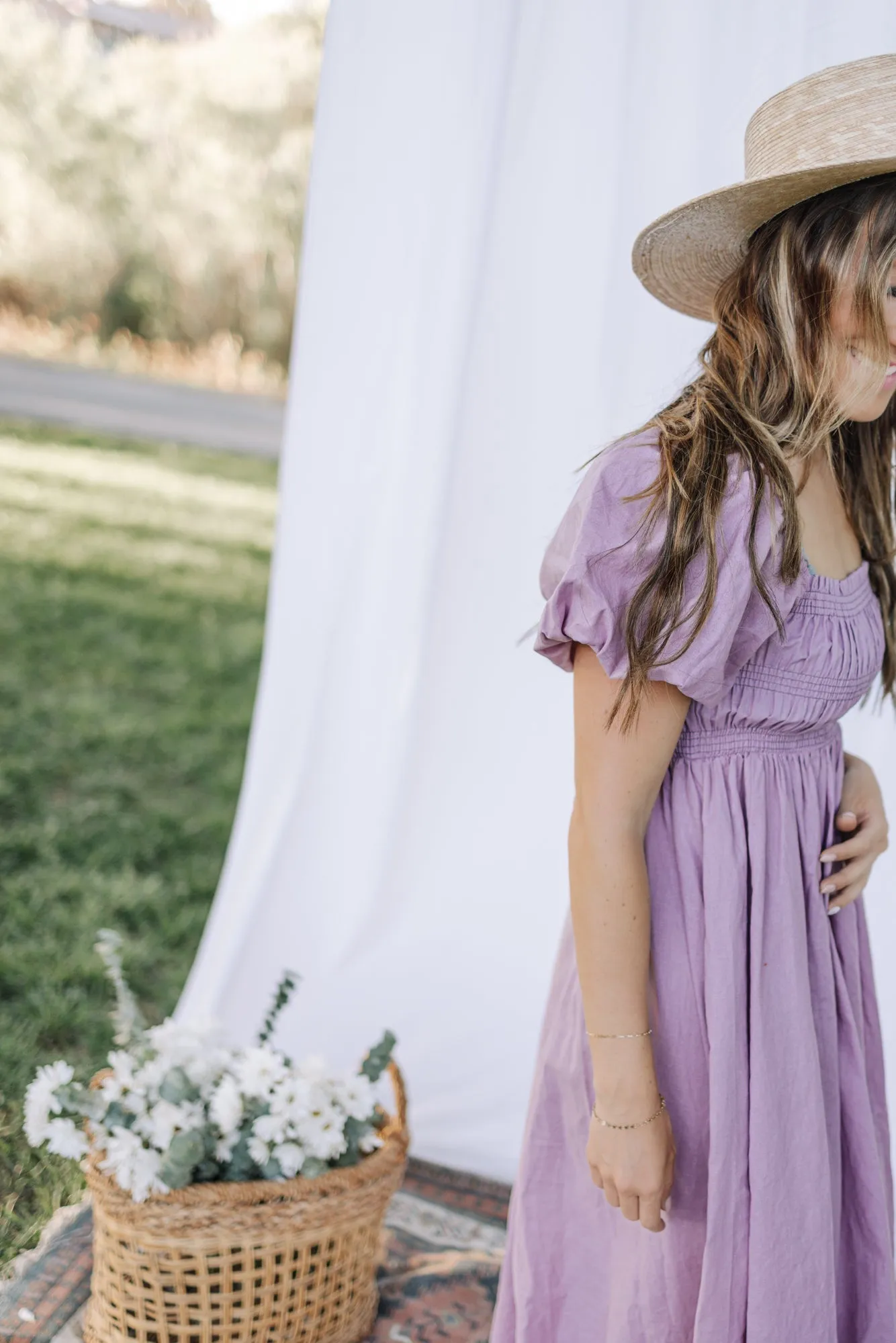 Penelope Maxi Dress in Lavender