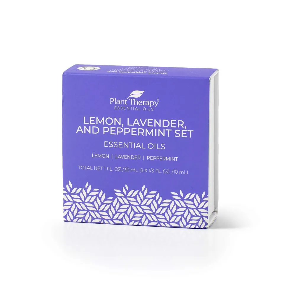 Plant Therapy Lemon, Lavender and Peppermint Set