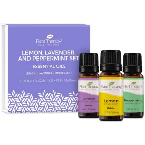 Plant Therapy Lemon, Lavender and Peppermint Set