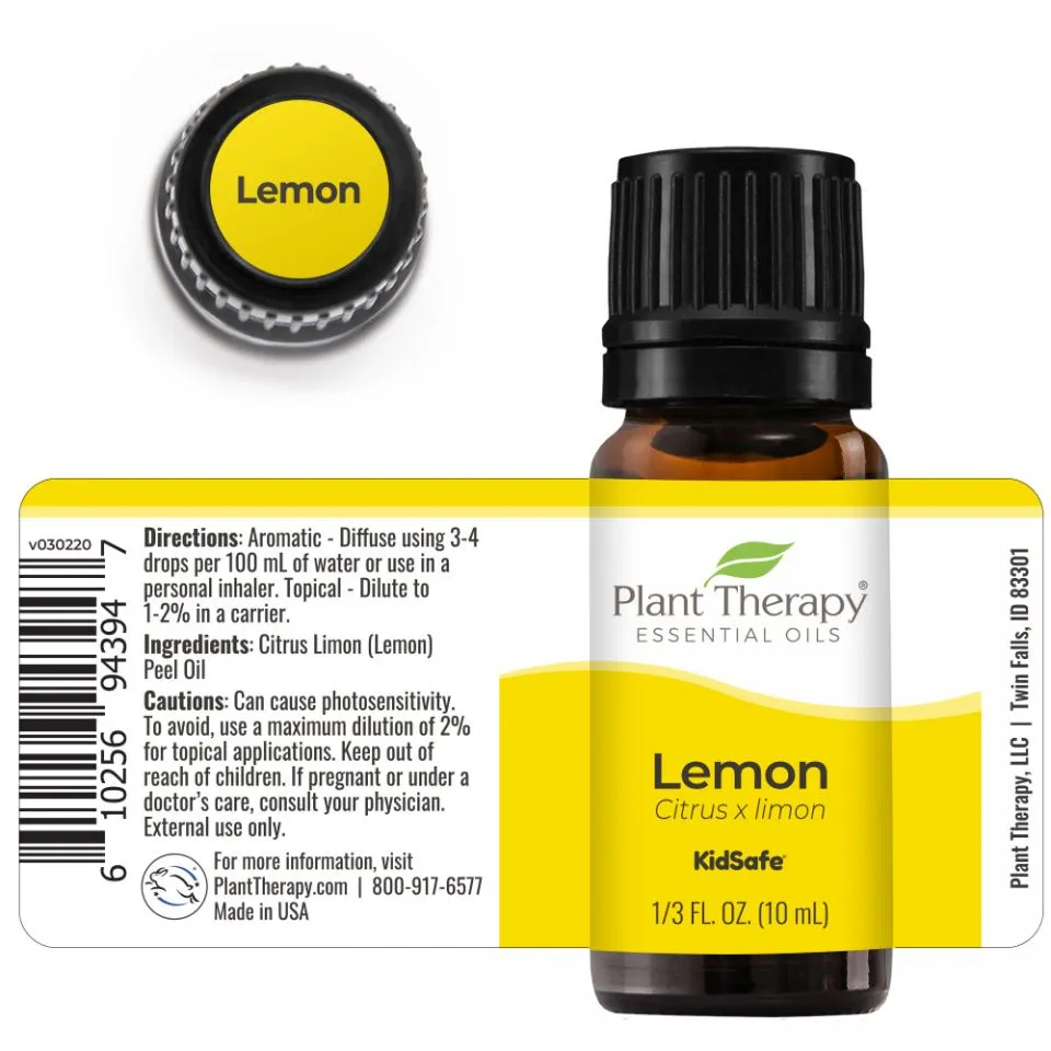 Plant Therapy Lemon, Lavender and Peppermint Set