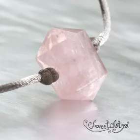 Rose Quartz Talisman Solitaire