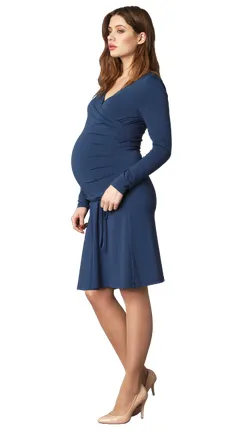 Side Wrap Maternity Dress