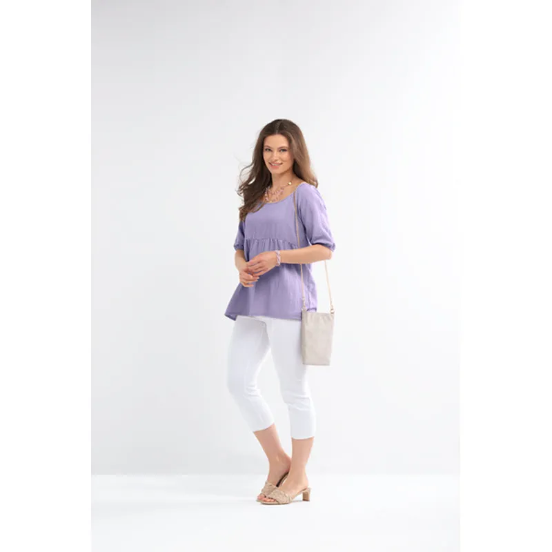 Simply Noelle Back Tie Top, 2 color choices