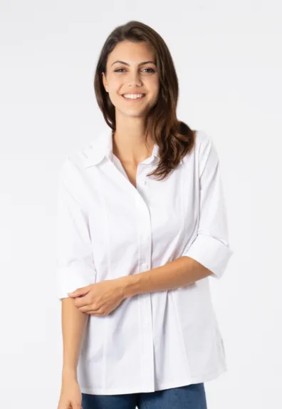 Simply Noelle The Oxford Flex Top