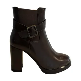 Solo Soprani TR329 Stivaletti Donna Tacco Alto Marrone