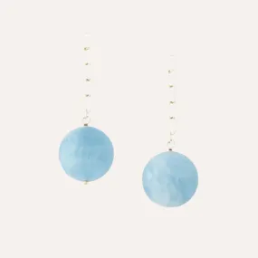 Solo Victoire Aquamarine 16mm Earring Drops