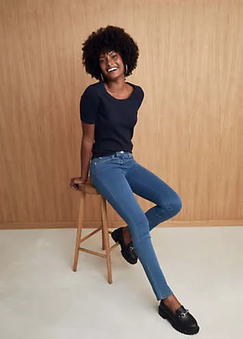 Super Stretchy Slim Leg Jeans by bonprix | Look Again