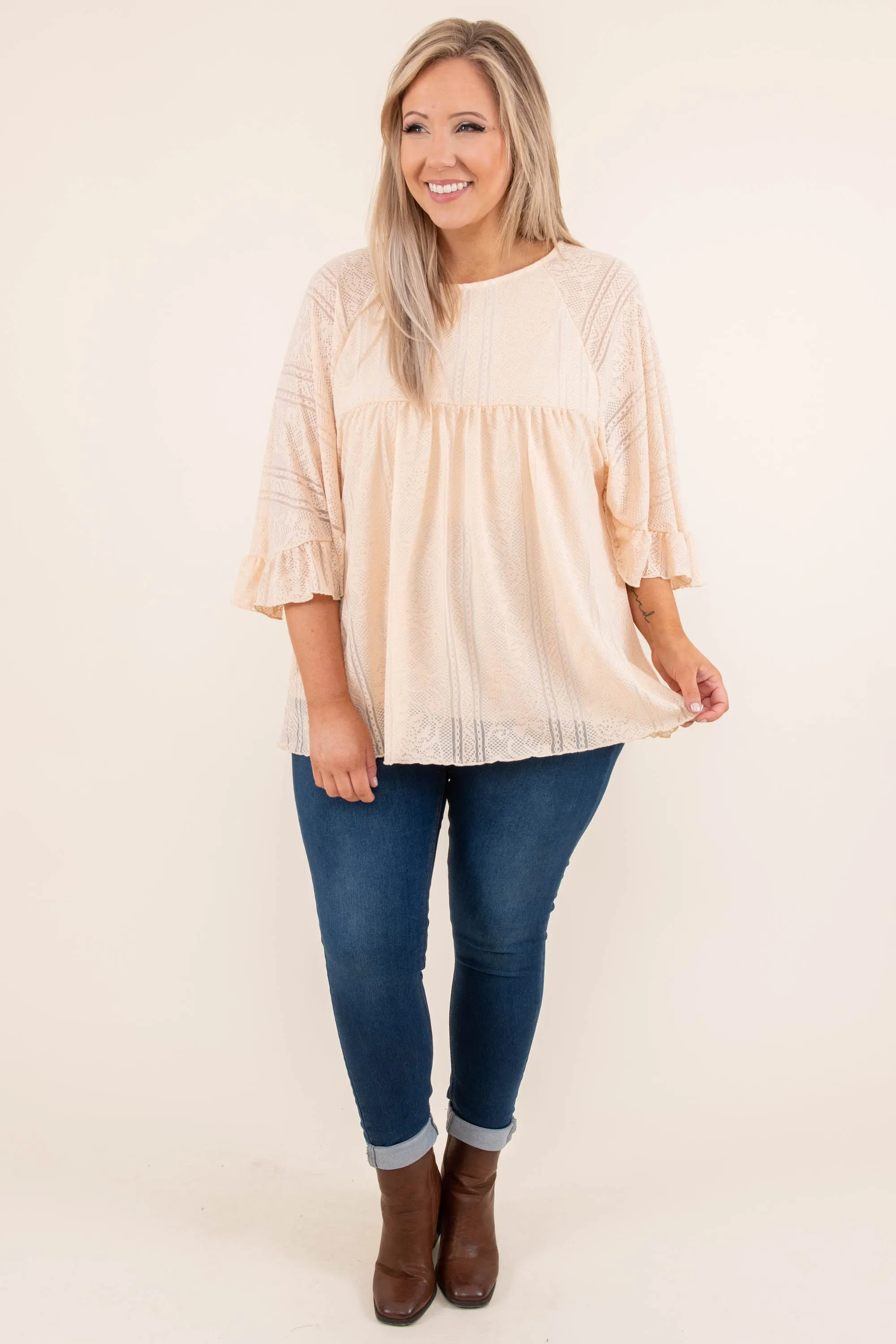 Tender Loving Care Top, Oatmeal