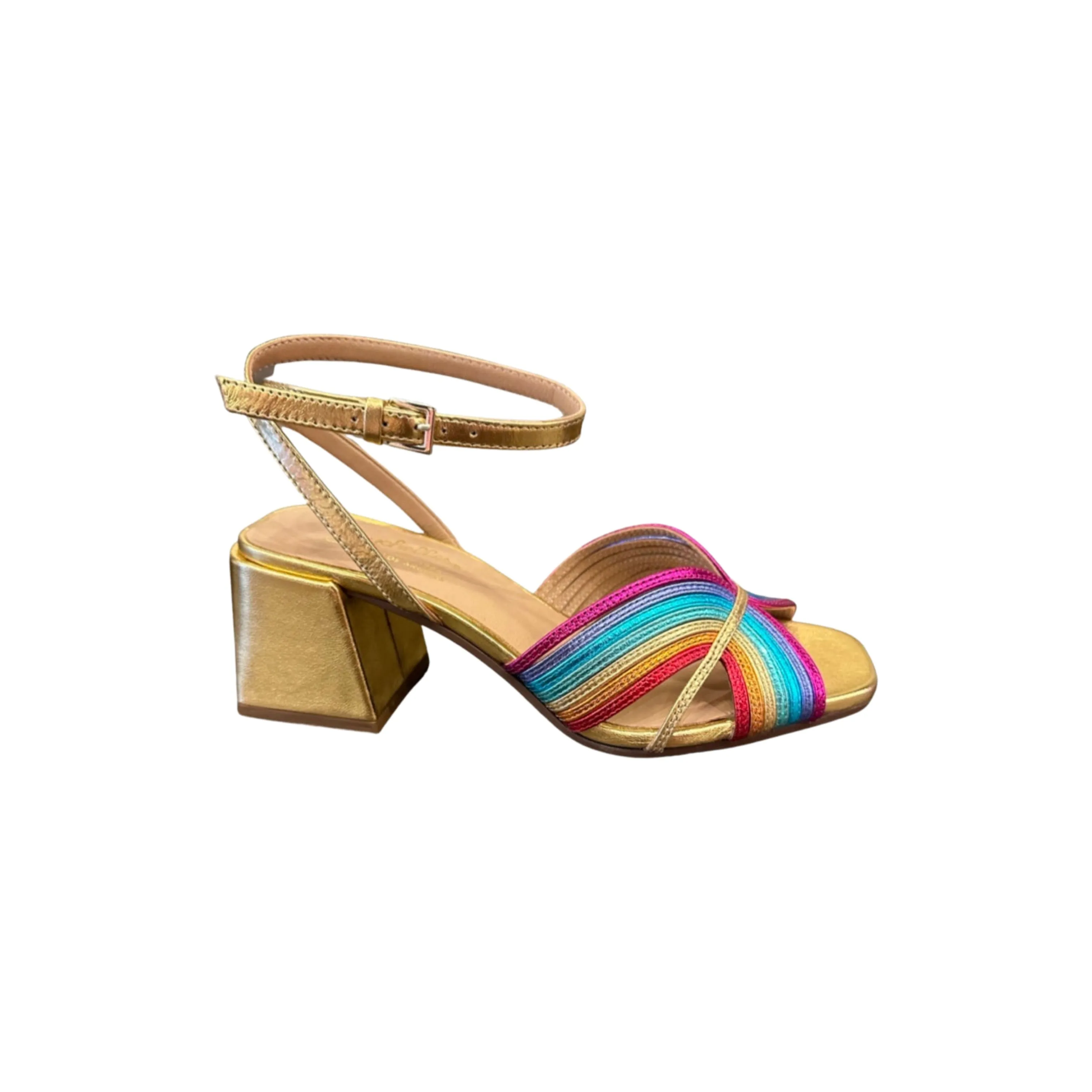 Tender Rainbow Leather Sandal