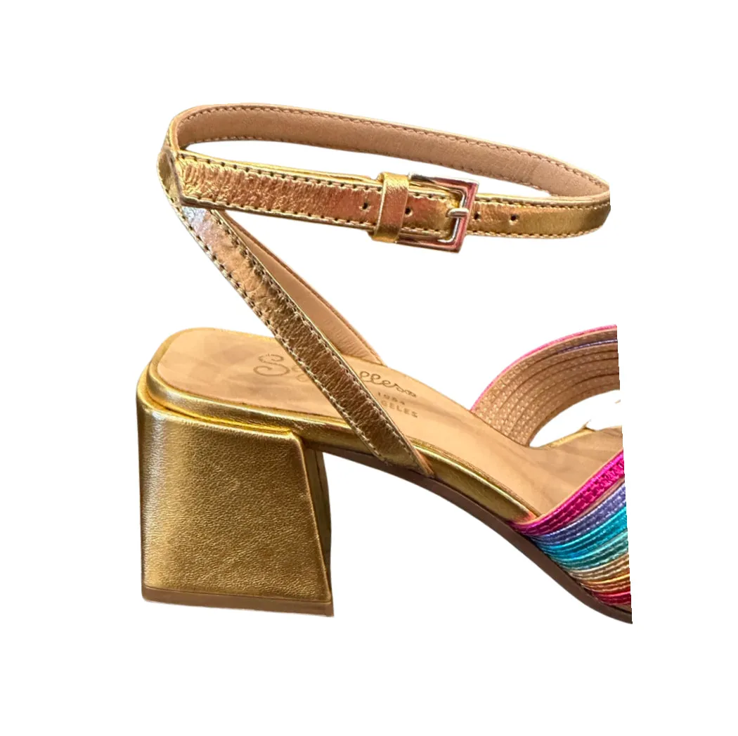 Tender Rainbow Leather Sandal