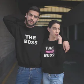 The Boss And The Real Boss Couple Sweatshirts