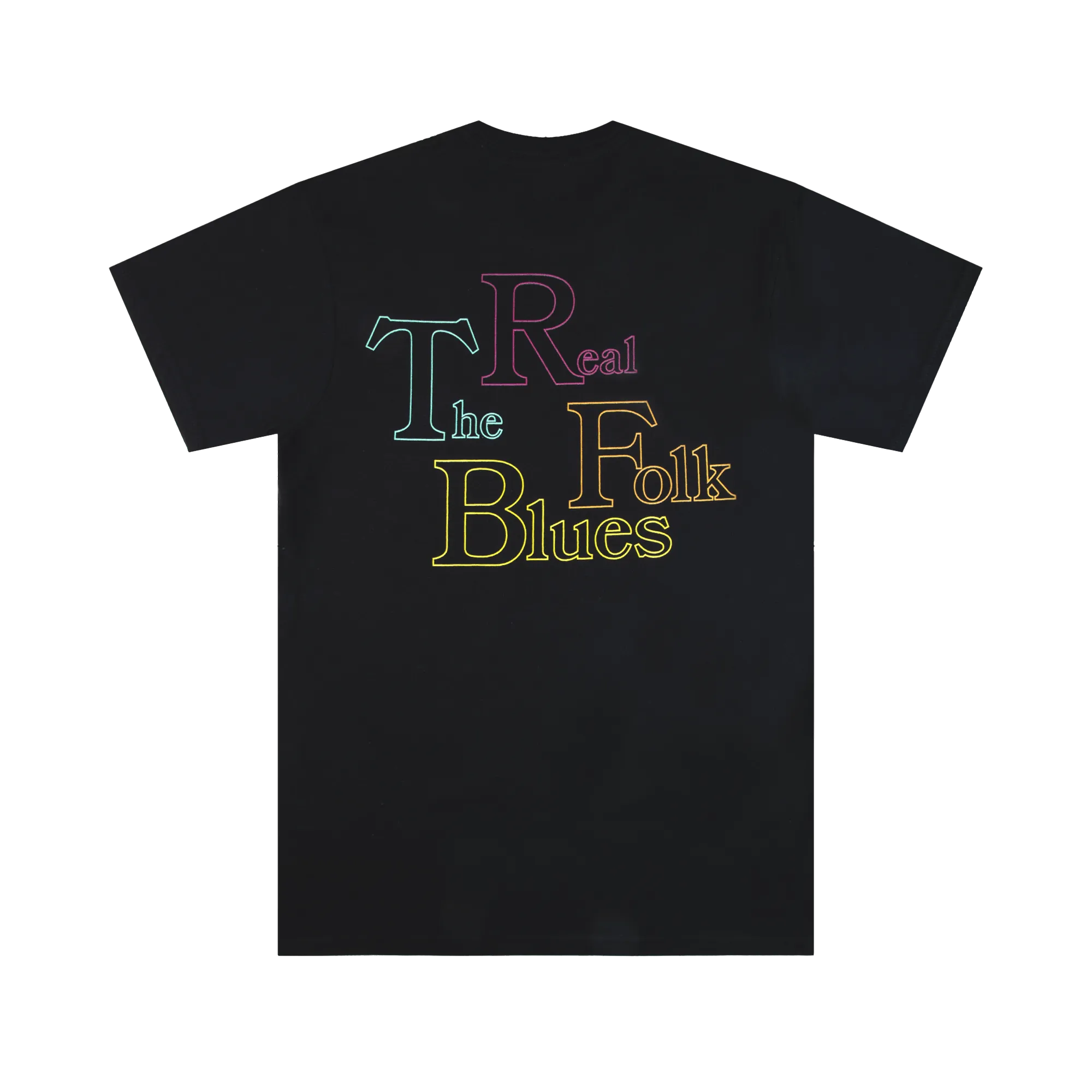 The Real Folks Blues Black Tee