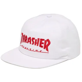 Thrasher Mag Snapback White