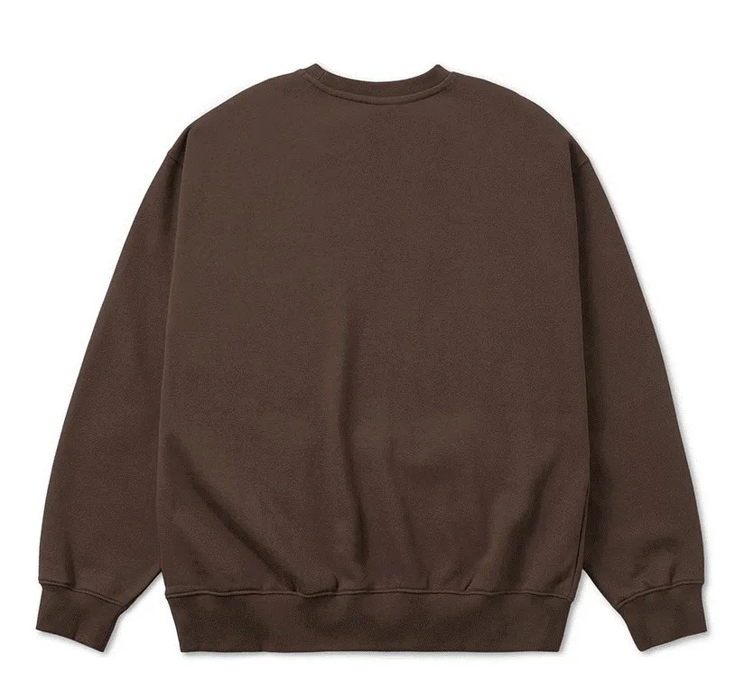 THRASHER  |Plain Cotton Logo Skater Style Sweatshirts