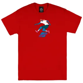 THRASHER TRE RED T-SHIRT