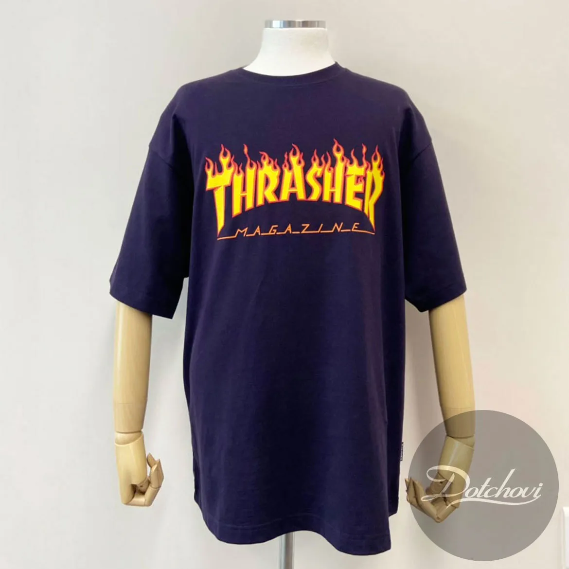 THRASHER  |Unisex Street Style Plain Cotton Logo Skater Style T-Shirts