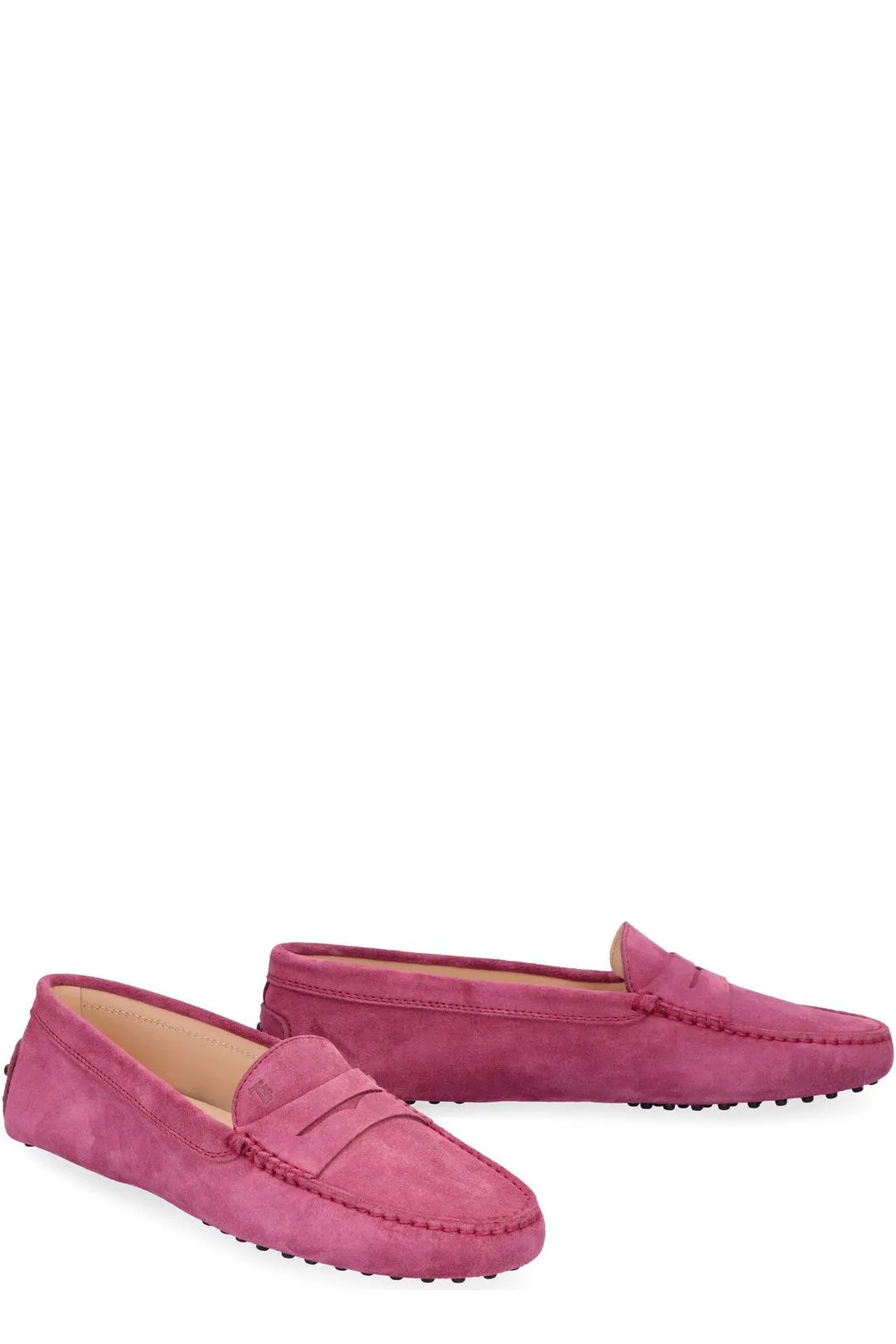 Tod's Gommino Pebbled Slip-On Loafers