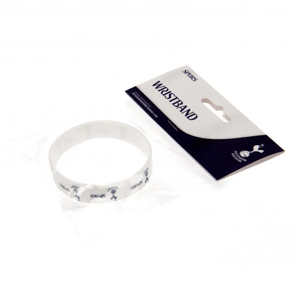 Tottenham Hotspur FC White Silicone Wristband