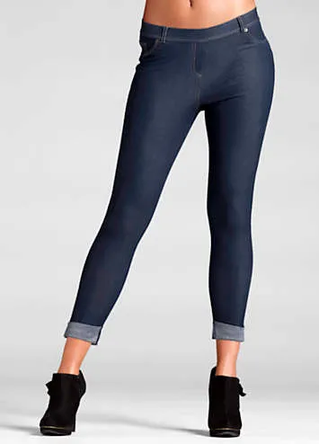 Turn-Up Jeggings by bonprix | Look Again