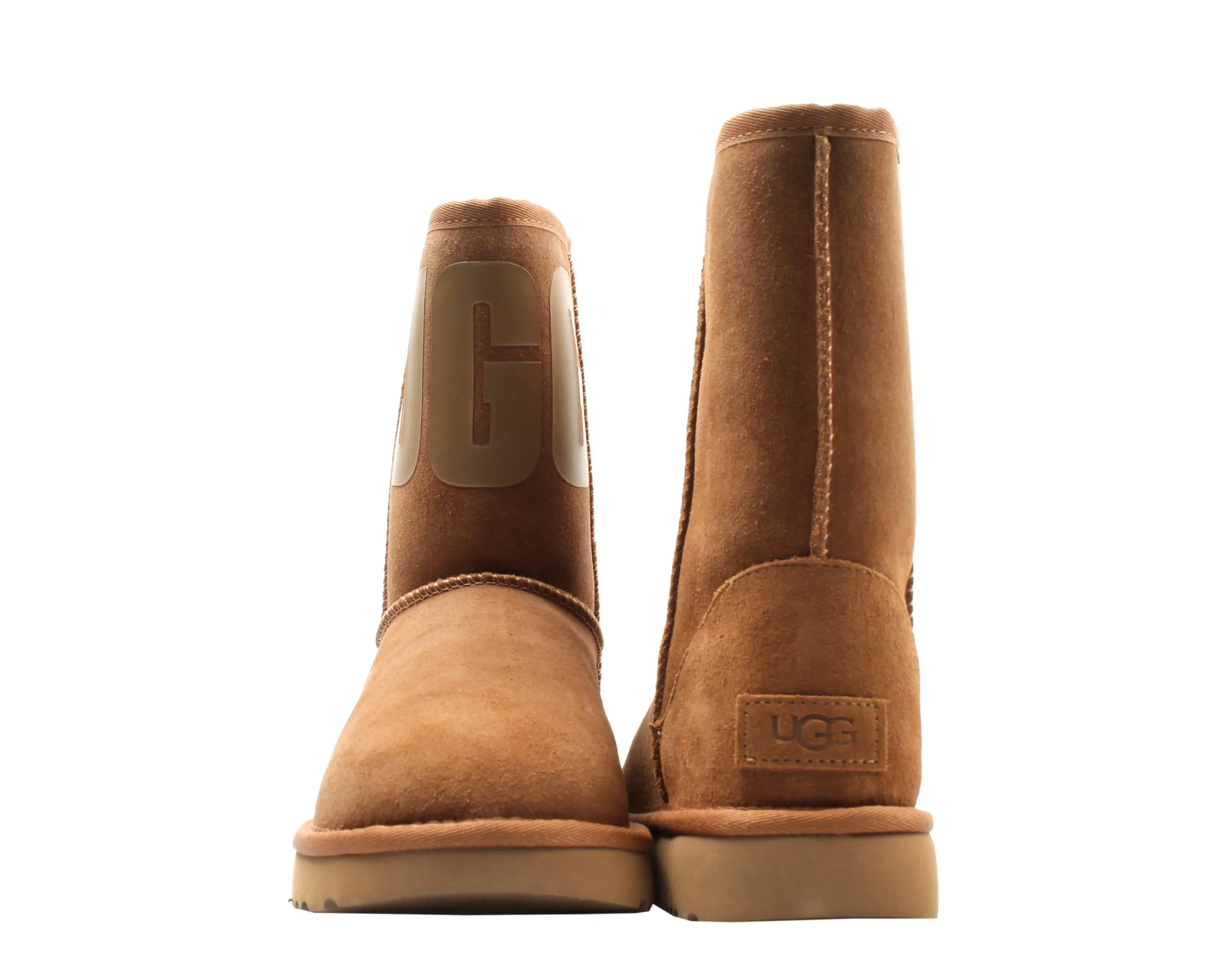 UGG Australia Classic Short UGG Rubber Logo Women's Boots