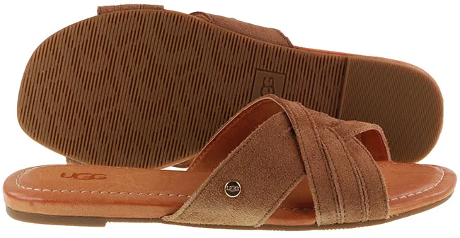 Ugg Boots Womens Kenleigh Slide Chestnut