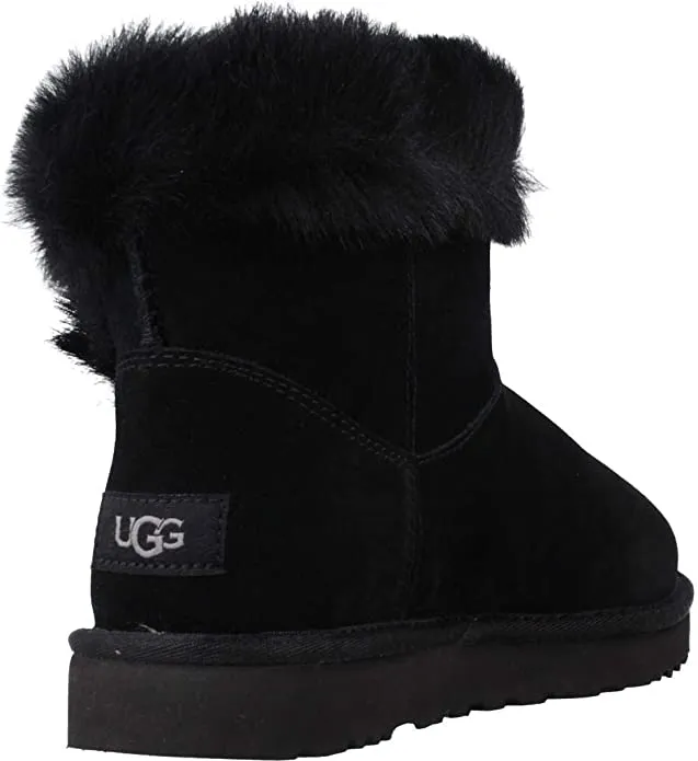 Ugg - Women Classic Fluff Pin Mini (Black)