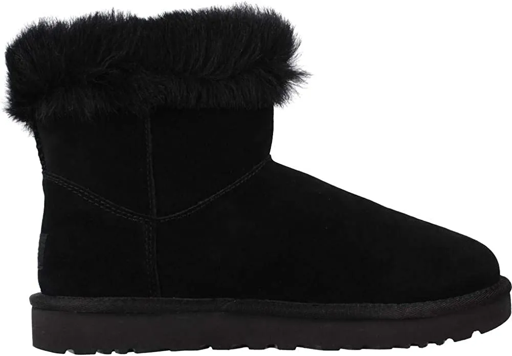 Ugg - Women Classic Fluff Pin Mini (Black)