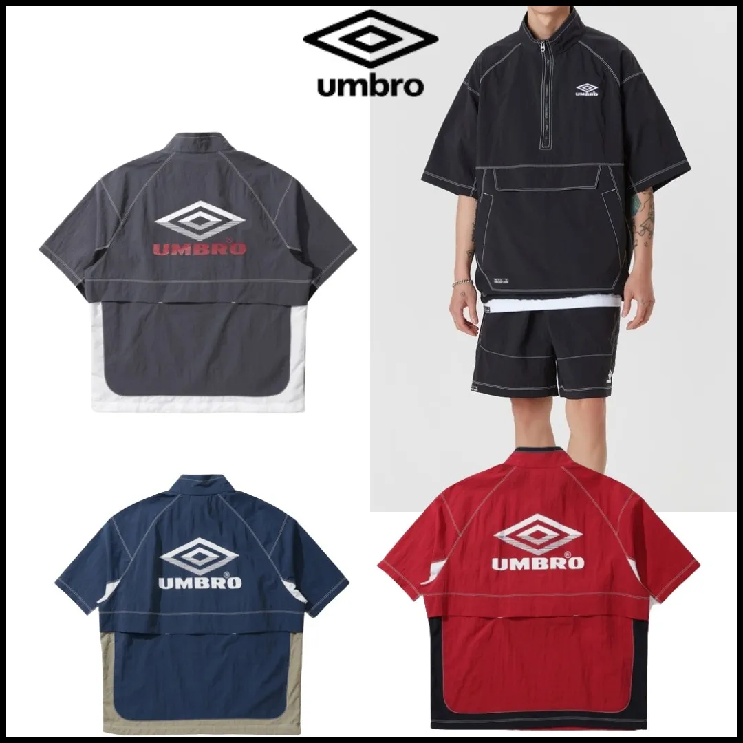 UMBRO  |Unisex Nylon Logo T-Shirts