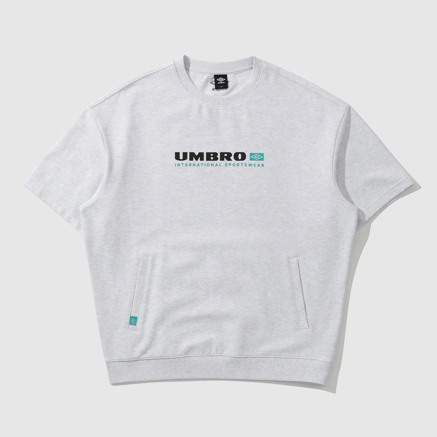 UMBRO  |Unisex Nylon Street Style U-Neck Plain Short Sleeves Logo