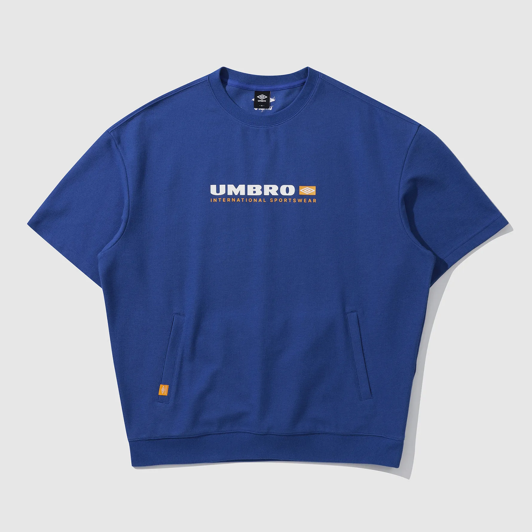 UMBRO  |Unisex Nylon Street Style U-Neck Plain Short Sleeves Logo